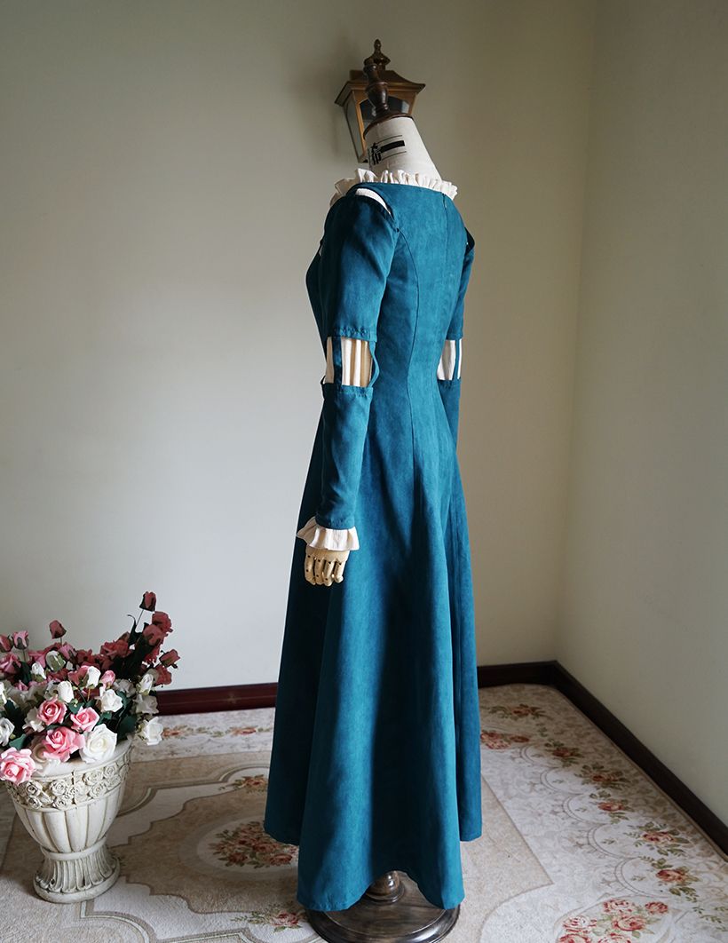 Brave Merida Classic Dress Teal Green / Lady 90/Large