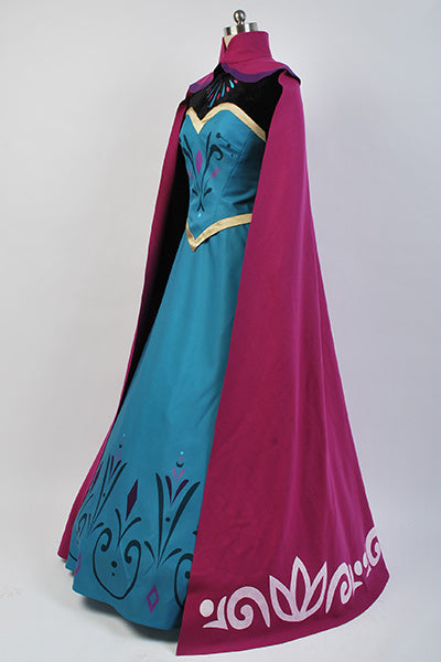 Robe Elsa Reine des Neiges Couronnement