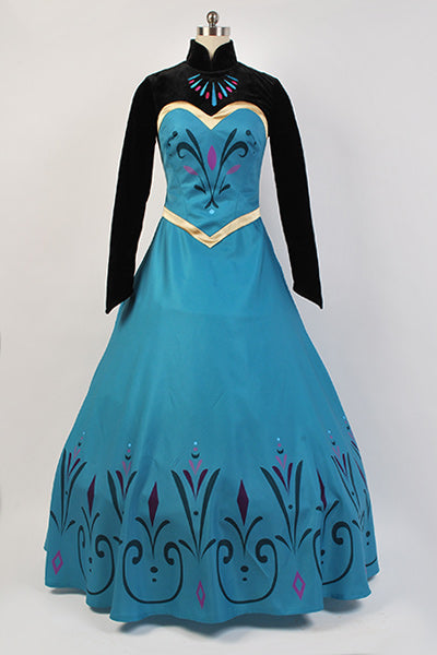 anna frozen coronation dress in the movie