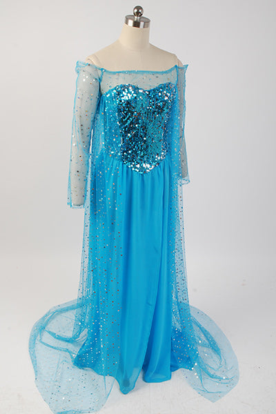 Frozen Snow Queen Elsa Fancy Dress L