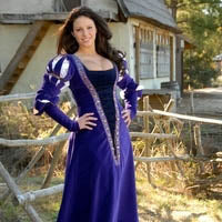 Dominate Halloween with a Purple Renaissance Dress
