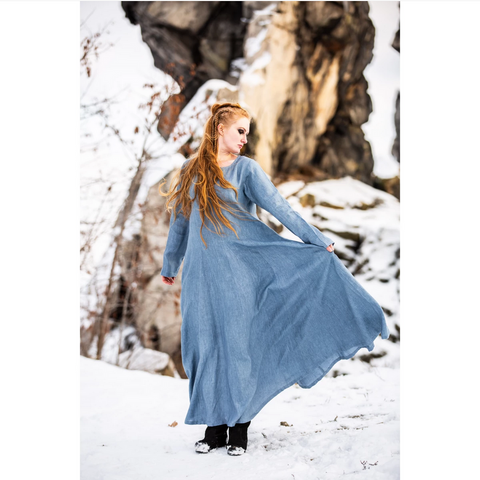Anna Linen Viking Dress