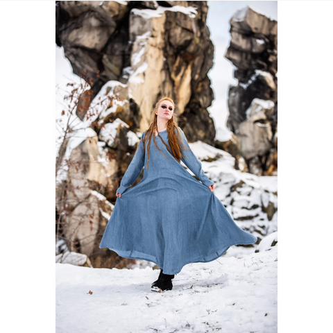 Anna Linen Viking Dress
