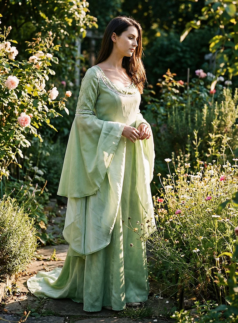 Arwen Elven Fantasy Dress from Lord of the Rings– Pearson's Medieval Shoppe Arwen Elven Fantasy Dress from Lord of the Rings– Pearson's Medieval Shoppe