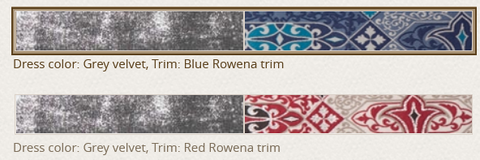 Lady Rowena Velvet Medieval Dress