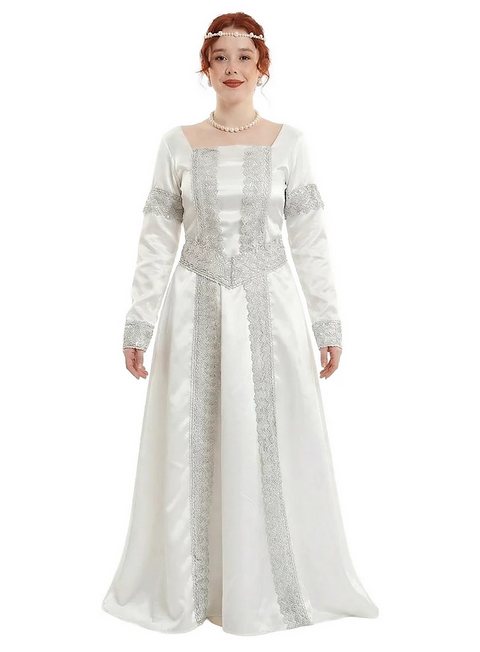 Elegant Medieval Wedding Dress