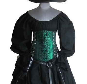 Skull Pirate Under-bust Corset