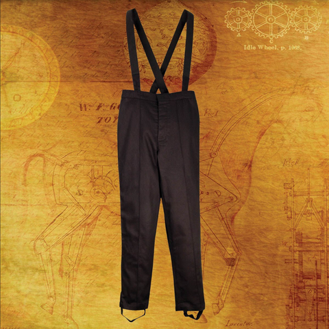 Empire Stirrup Pants with Suspenders