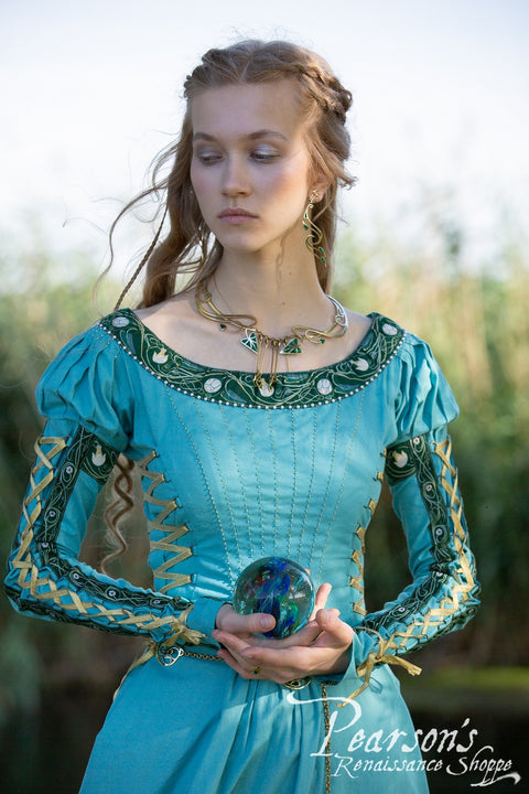 Water Flowers Wedding Dress