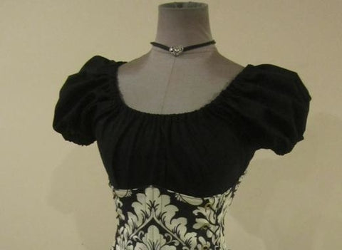 Puff Sleeve Peasant Chemise Top