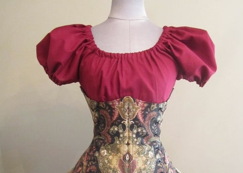 Puff Sleeve Peasant Chemise Top