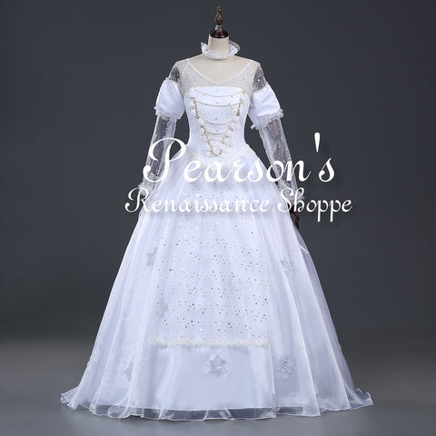 Alice In Wonderland White Queen - Cosplay & Movie Costumes-Medieval Shoppe