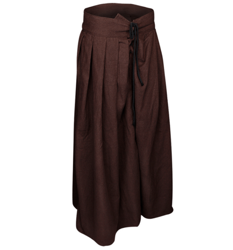 Anna Canvas Skirt - Black, Blue, Bordeaux, Brown, Green, Red, Skirts - Pants - Underpinnings-Medieval Shoppe