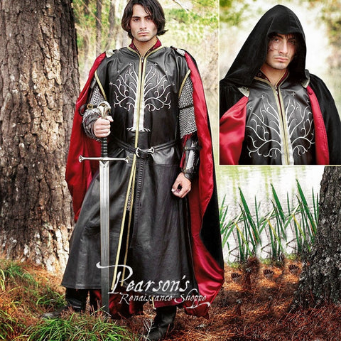 Aragorn Hooded Cape - Capes-Medieval Shoppe