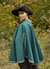 Aramis Cape - Azure Green, Capes, Dark Red, Epic Black, Featured Products-Medieval Shoppe
