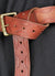 Arthurian Leather Belt - Black, Blue, Brown, Green, Red, Renaissance Belts - Leather Accesssories-Medieval Shoppe