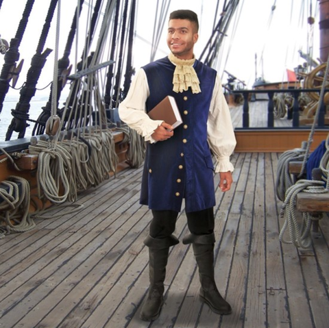 Barbary Coast Pirate Vest - Doublets- Jerkins & Vests-Medieval Shoppe