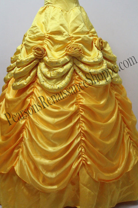 Beauty and the Beast Belle Disney Park Dress - Cosplay & Movie Costumes-Medieval Shoppe