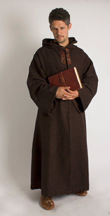 Benedict Robes - Black, Brown, Cloaks, Dark Red-Medieval Shoppe