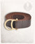 Diana Leather Ring Belt - Black, Brown, Renaissance Belts - Leather Accesssories-Medieval Shoppe