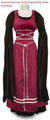 Eowyn Surcoat - Burgundy, Forest Green, Medieval Dresses, Purple, Royal Blue, Scarlet Red-Medieval Shoppe
