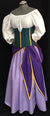 Esmeralda Under-bust Corset Set - Cosplay & Movie Costumes, Underbust Corset Sets - Waist Cinchers-Medieval Shoppe