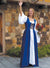 Fair Maiden's Overdress - Blue, Green, Renaissance Dresses-Medieval Shoppe