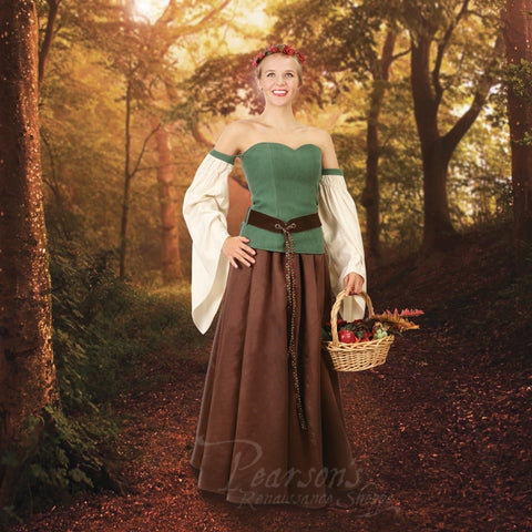 Forest Gown - Medieval Dresses-Medieval Shoppe