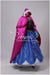 Frozen Anna Winter Embroidered Costume - Cosplay & Movie Costumes-Medieval Shoppe