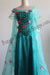 Frozen Fever Elsa Floral Embroidery Spring Dress - Cosplay & Movie Costumes-Medieval Shoppe