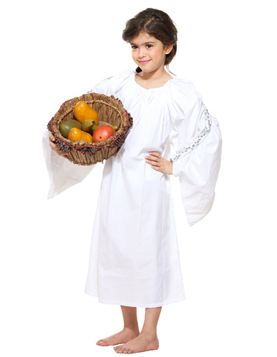 Girls Decorated Chemise - Girl's Medieval Clothing & Accessories-Medieval Shoppe
