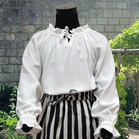 Girls Pirate Blouse - Girl's Medieval Clothing & Accessories-Medieval Shoppe