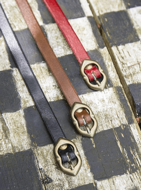 Godfrey Leather Belt - Black, Brown, Dryad Green, Red, Renaissance Belts - Leather Accesssories-Medieval Shoppe