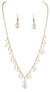 Gold Pearl Necklace Set - Renaissance Necklaces-Medieval Shoppe