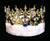 Kings Crown with Faux Fur - Gold, Men's Medieval Jewelry & Crowns, Silver-Medieval Shoppe