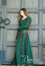 Lady Hunter Dress - Black, Green, Medieval Dresses-Medieval Shoppe