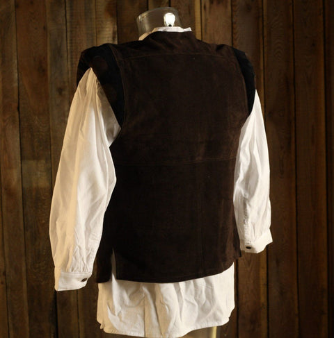Medieval Leather Jerkin - Black, Brown, Doublets- Jerkins & Vests, Green-Medieval Shoppe