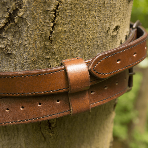 Leather Sword Belt - Brown, Dryad Green, Epic Brown, Red, Renaissance Belts - Leather Accesssories-Medieval Shoppe