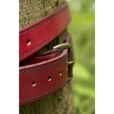 Leather Sword Belt - Brown, Dryad Green, Epic Brown, Red, Renaissance Belts - Leather Accesssories-Medieval Shoppe