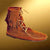 Low Suede Boots with Fringe - Men's Renaissance Boots-Medieval Shoppe