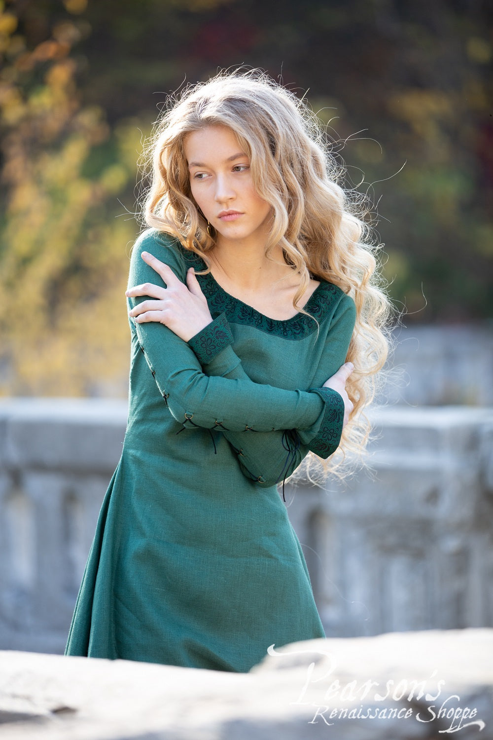 Autumn Princess Linen Dress– Pearson's Medieval Shoppe