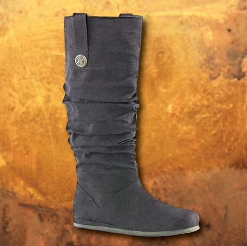 Sherwood Boots - Black, Brown, Men's Renaissance Boots-Medieval Shoppe