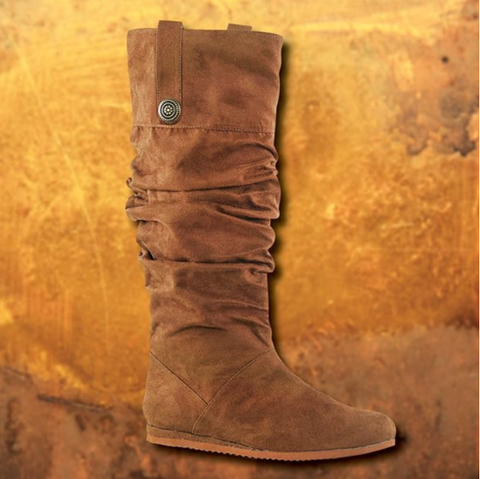 Sherwood Boots - Black, Brown, Men's Renaissance Boots-Medieval Shoppe