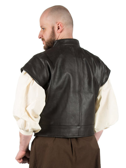 Mercenary Leather Doublet - Doublets- Jerkins & Vests-Medieval Shoppe