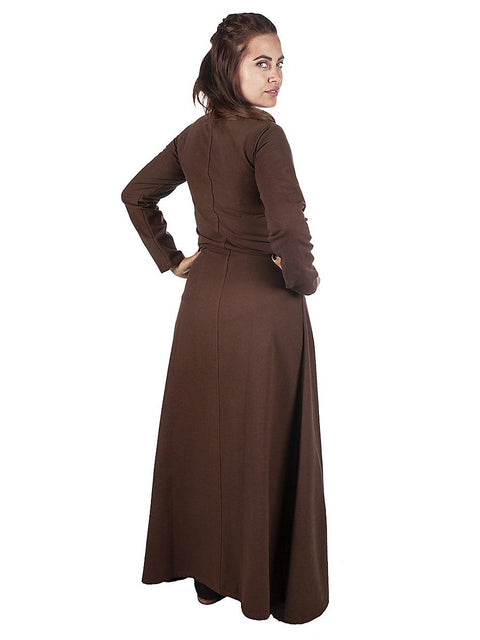 Nessa Medieval Underdress - Black, Brown, Burgundy, Green, Medieval Dresses, Natural-Medieval Shoppe