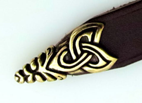 Noble Viking Long Belt - Black, Brown, Renaissance Belts - Leather Accesssories-Medieval Shoppe