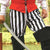 Pirate Pants - Black, Black/White, Gray/Black, Pants-Breeches & Kilts-Medieval Shoppe