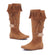 Playful Peasant Boots - Women's Medieval Footware-Medieval Shoppe