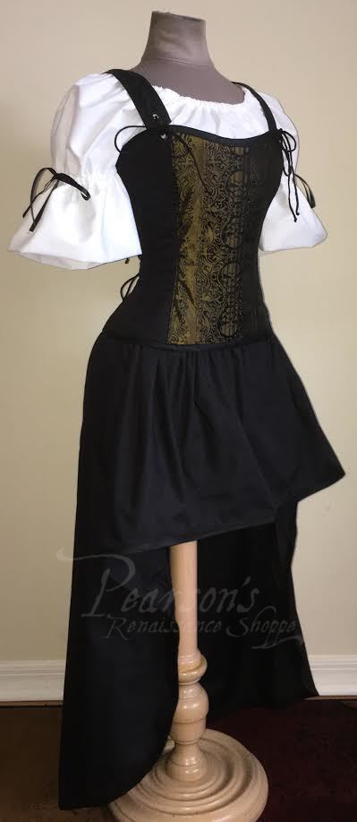 The Lady Pirate - Medieval Bodice Sets-Medieval Shoppe