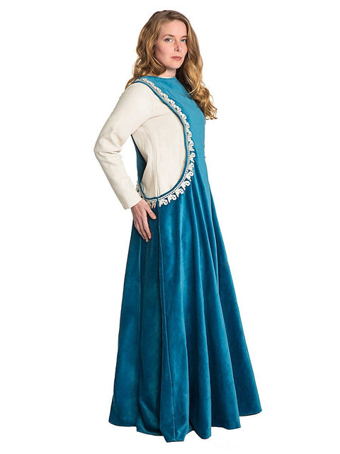 Queen of Camelot Surcote - Medieval Dresses, New Arrivals, Special Order - Custom Made Dresses-Medieval Shoppe